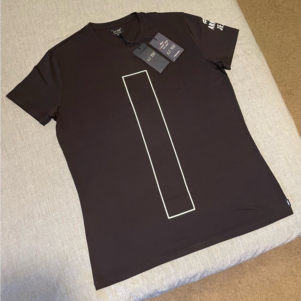 Armani Jeans - Men's Black T-Shirt (READ DESCRIPTION DETAILS)